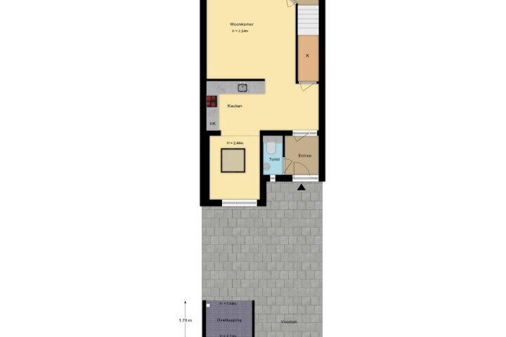 Plattegrond – Warenargaarde 532, Apeldoorn