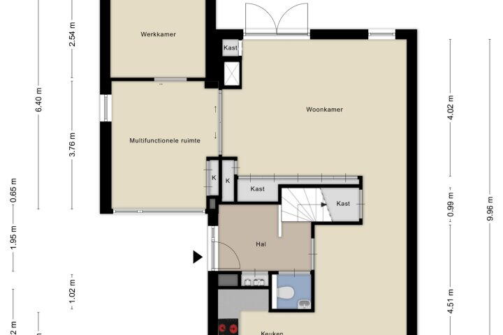 Plattegrond – Warmelo 12, Zeewolde