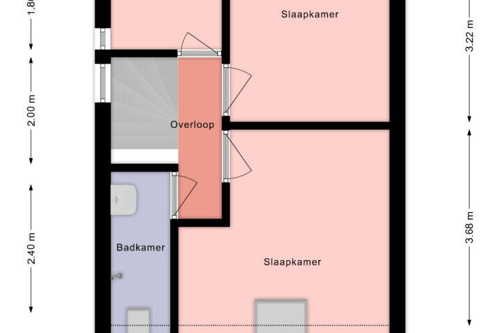 Plattegrond – Wartenterp 12, Abbega