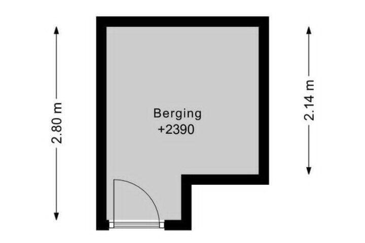 Plattegrond – Watercipresstraat 62, Almere