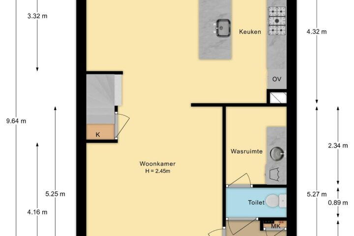 Plattegrond – Waterlei 114, Apeldoorn