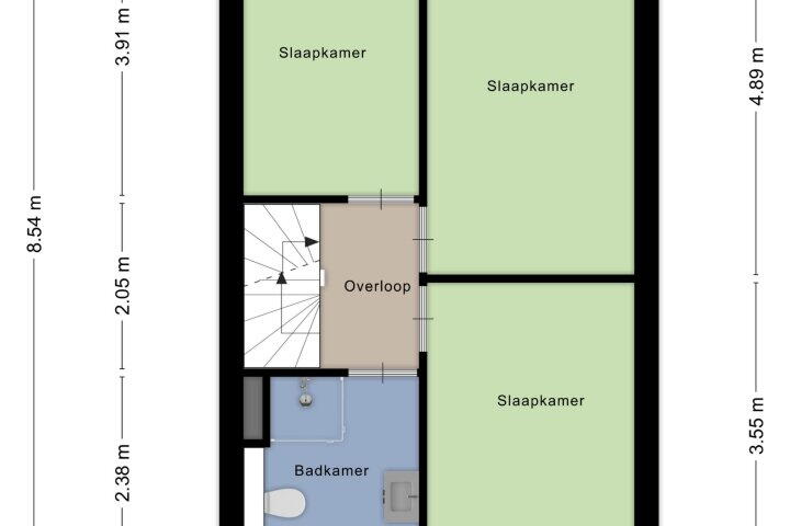 Plattegrond – Waterman 6, Zeewolde