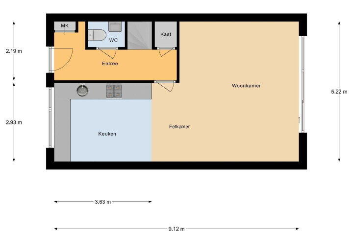 Plattegrond – Waterman 70, Hoorn