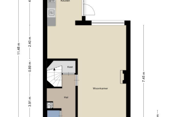 Plattegrond – Watersnipstraat 10, Wijchen