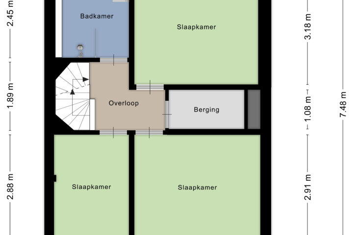Plattegrond – Watersnipstraat 10, Wijchen