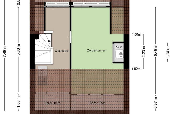 Plattegrond – Watersnipstraat 10, Wijchen