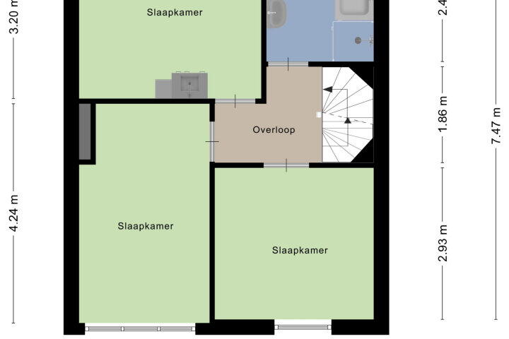 Plattegrond – Watersnipstraat 100, Wijchen
