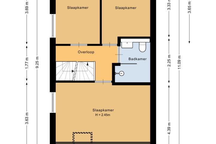 Plattegrond – W. Dassenstraat 5, Wapserveen