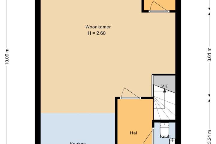 Plattegrond – Wederik 3, Reeuwijk