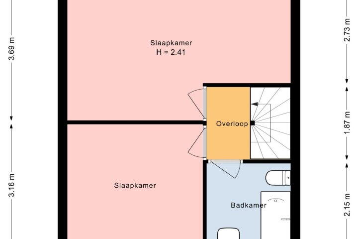 Plattegrond – Wederik 3, Reeuwijk