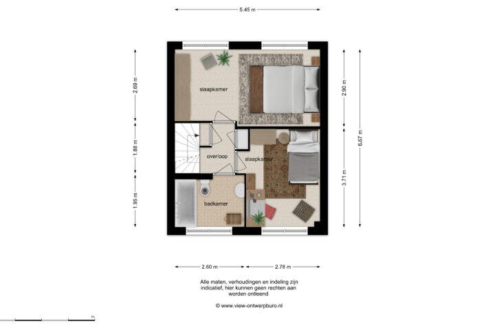Plattegrond – Wederiktuin 8, Breda
