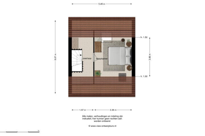Plattegrond – Wederiktuin 8, Breda