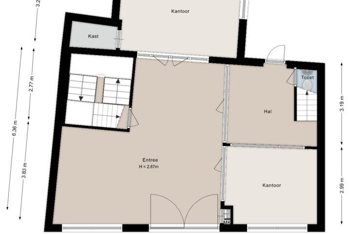 Plattegrond – Weemstraat 5, Steenwijk
