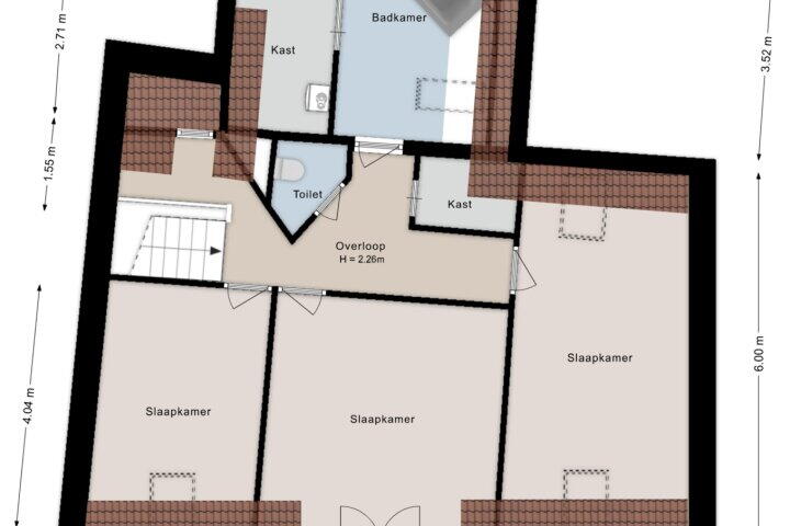 Plattegrond – Weemstraat 5, Steenwijk