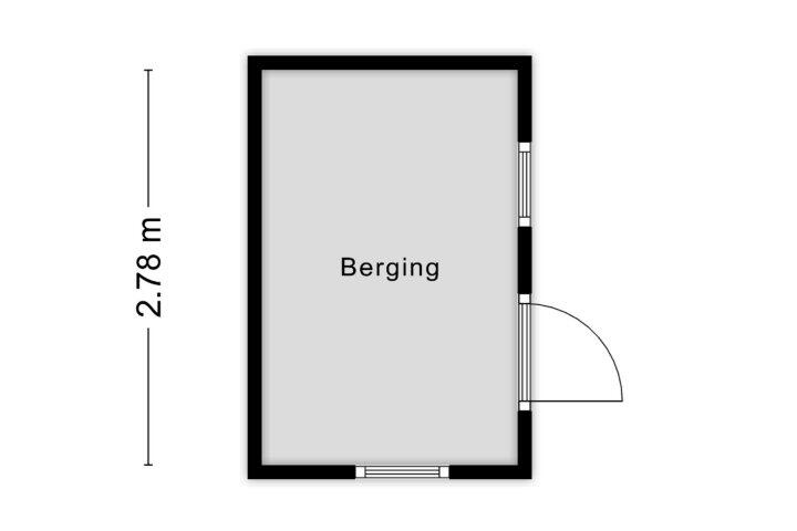 Plattegrond – Wegedoorn 13, Zeewolde
