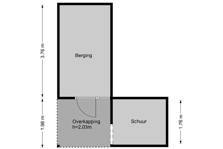 Plattegrond – Weidelust 29, Gouda
