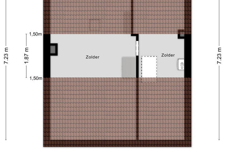 Plattegrond – Weissenbruchstraat 82, Roosendaal