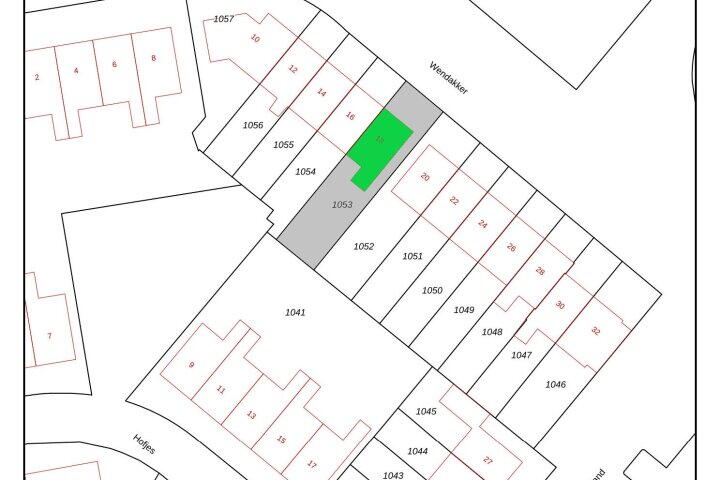 Plattegrond – Wendakker 18, Steenwijk