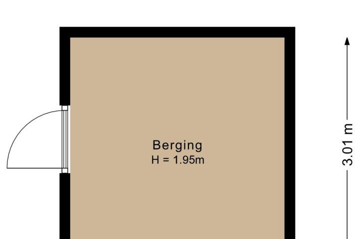 Plattegrond – Werfhof 14, Heerhugowaard