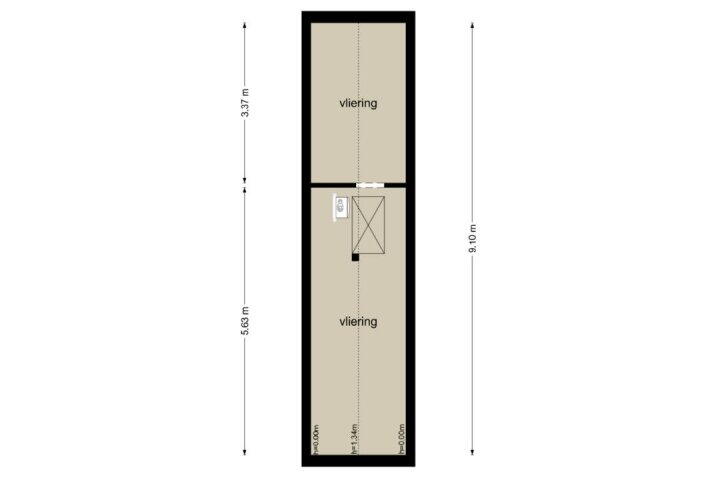 Plattegrond – Werfstraat 42, Stadskanaal