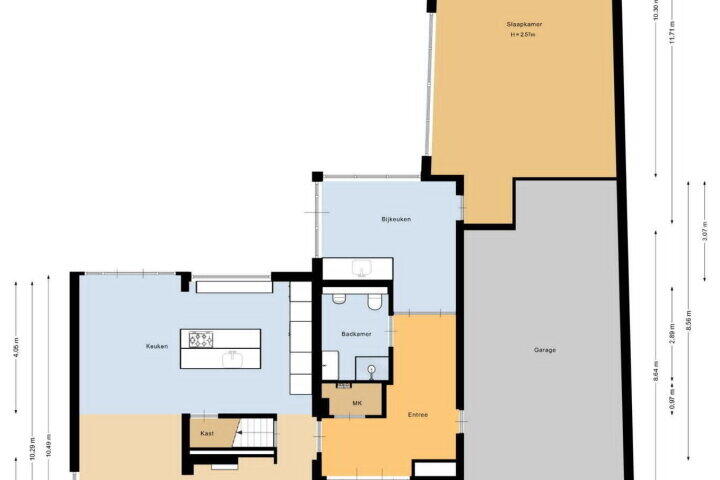 Plattegrond – Werkhorst 13, Meppel