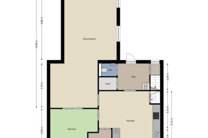 Plattegrond – Wernhoutseweg 73, Wernhout