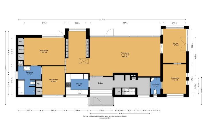 Plattegrond – Westdorperstraat 19, Borger