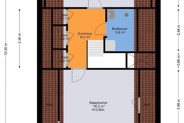 Plattegrond – Westelijke Doorsnee NZ 16, Emmer-Compascuum