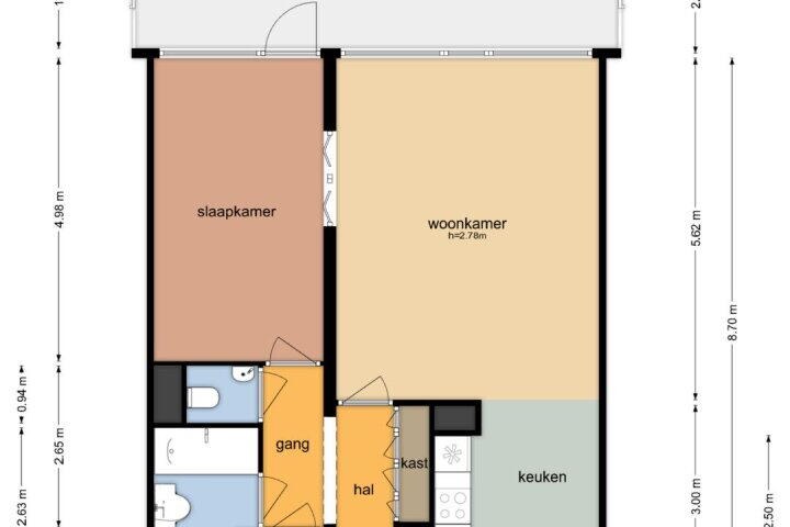 Plattegrond – Westelijk Halfrond 133 A, Amstelveen