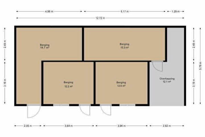 Plattegrond – Westerstraat 39, Roden