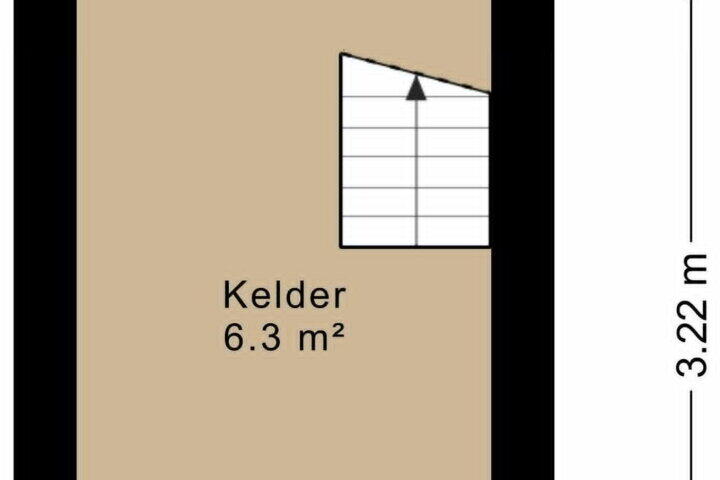 Plattegrond – Westerstraat 39, Roden