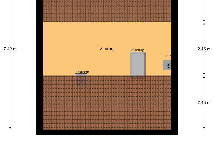 Plattegrond – Westerzicht 104, Vlissingen