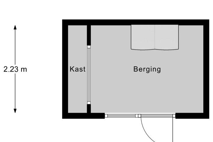 Plattegrond – Westerzicht 104, Vlissingen