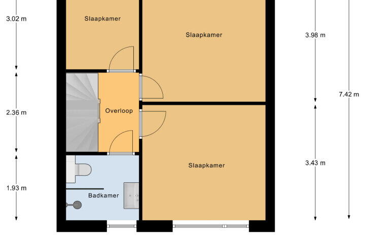 Plattegrond – Westerzicht 508, Vlissingen