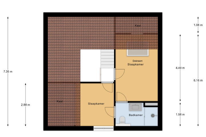 Plattegrond – Westerzicht 801, Vlissingen