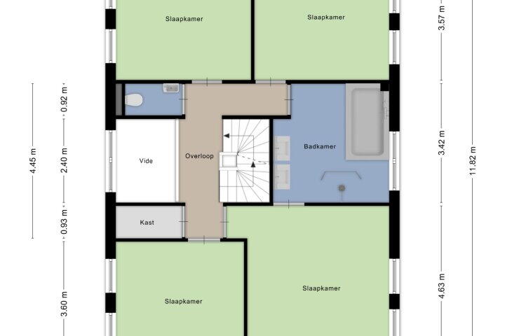 Plattegrond – Westhoven 136, Lelystad