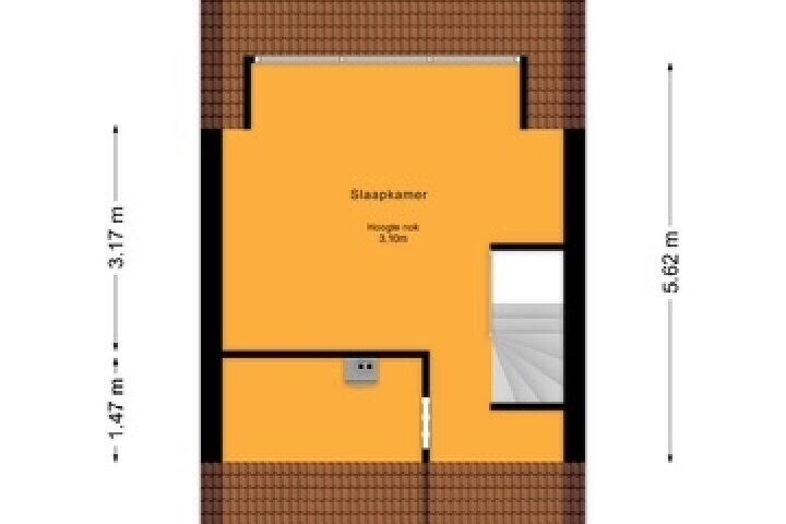 Plattegrond – Westkade 349, Huizen