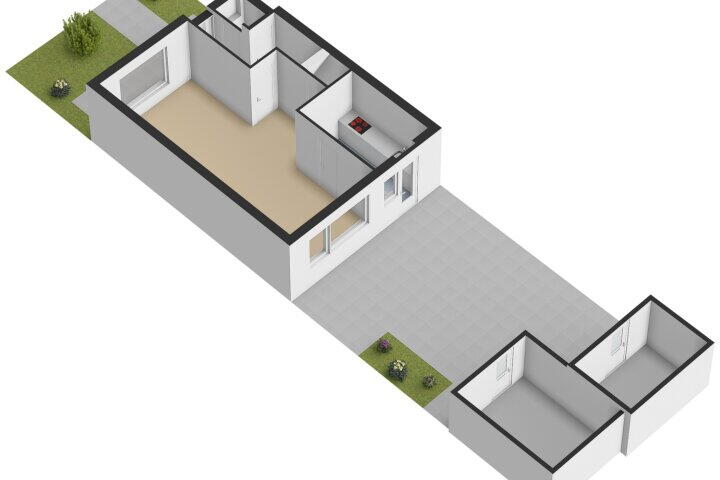 Plattegrond – Westmede 37, Middelburg