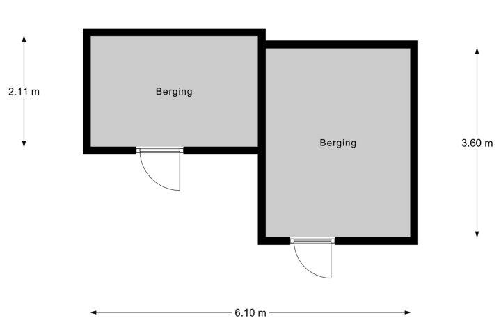 Plattegrond – Westmede 37, Middelburg