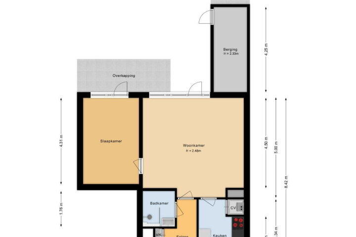 Plattegrond – Wethouder Insingerstraat 29, Amsterdam