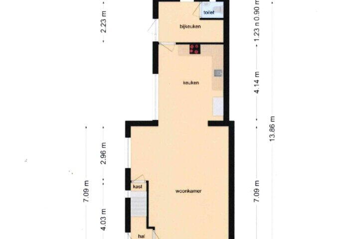 Plattegrond – Wethouder Potstraat 17, Vriezenveen