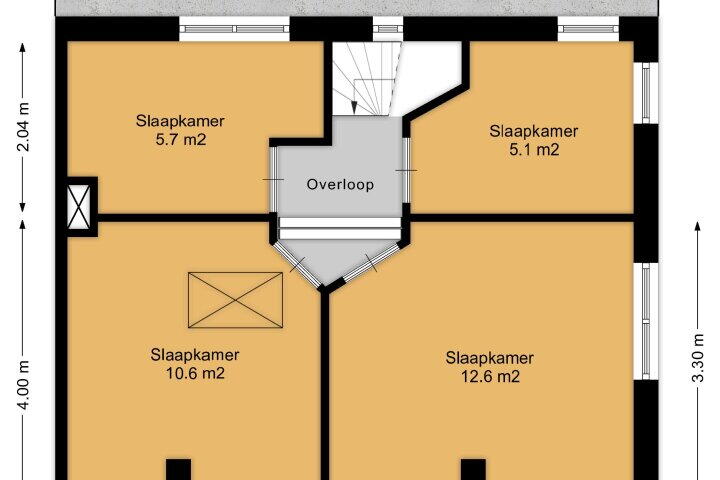 Plattegrond – Wethouder Potstraat 33, Vriezenveen