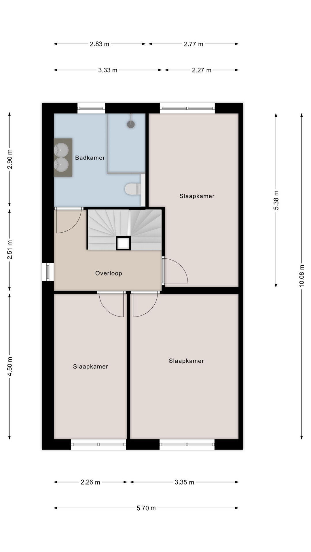 Plattegrond 2 - Wethouder Slootstraat 2, Tuk
