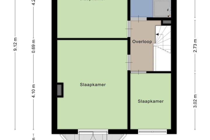 Plattegrond – Wezenlaan 19, Nijmegen