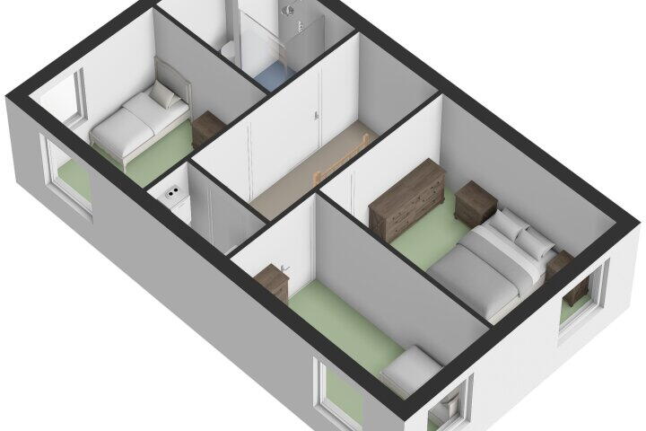 Plattegrond – W.F. Hermansstraat 106, Arnhem