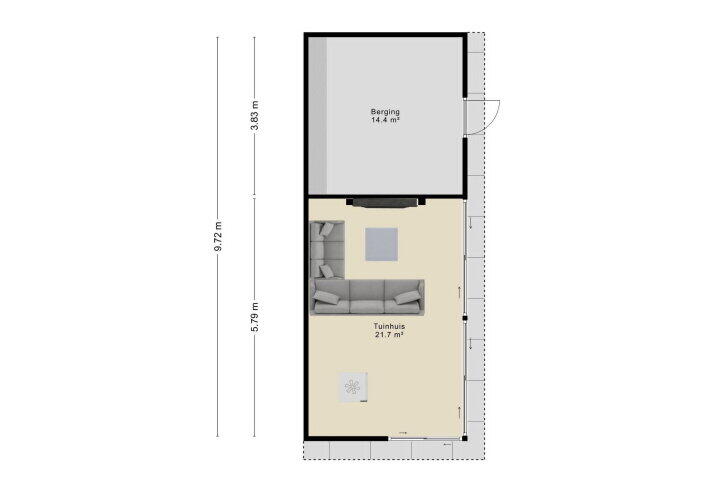 Plattegrond – W.F. Hermansstraat 80, Arnhem