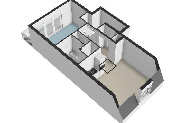 Plattegrond – Wibautstraat 52 L, Amsterdam