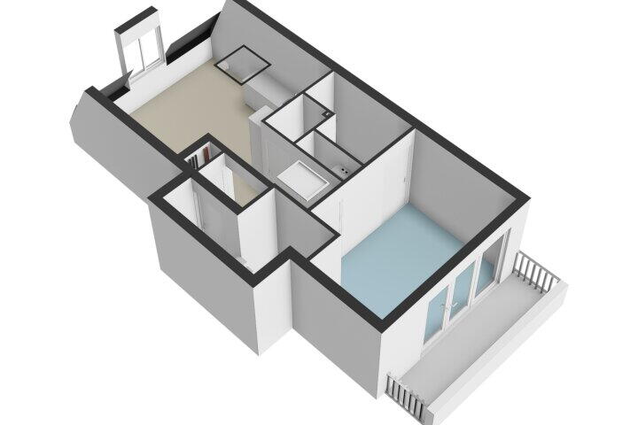 Plattegrond – Wibautstraat 52 L, Amsterdam