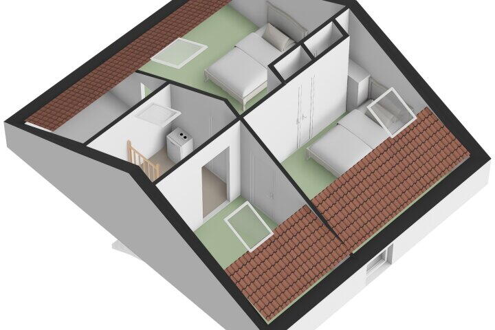 Plattegrond – Wielewaalstraat 5, Arnhem