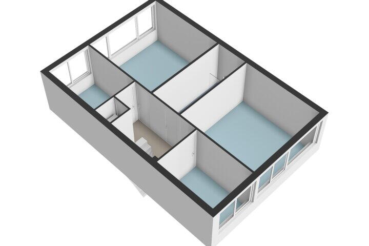 Plattegrond – Wieringerstraat 17, Amstelveen
